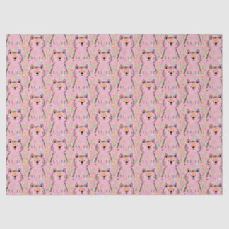 Krabbelkat Tissuepapier Roze