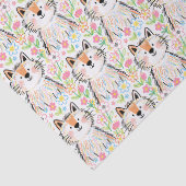 Krabbelkat Tissuepapier Wit (Detail)