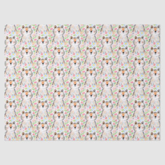 Krabbelkat Tissuepapier Wit