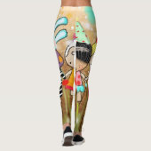 krabbelkunst leggings (Achterkant)