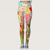 krabbelkunst leggings (Voorkant)