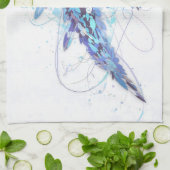 krabbelontwerp theedoek (Gevouwen)