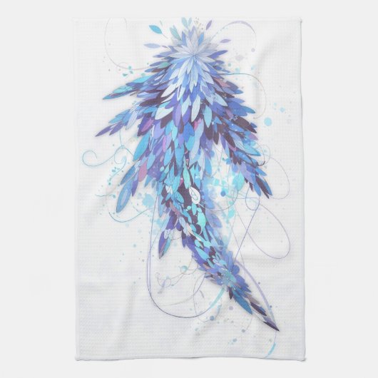 krabbelontwerp theedoek (Verticaal)