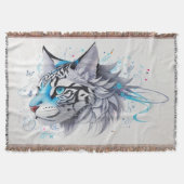 krabbelontwerp van een tijger deken (Voorkant)