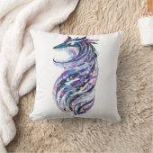 Krabbelontwerp van een wolf kussen (Deken)