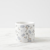 krabbelpatroon 2 espresso kop (Voorkant)