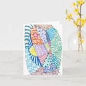 Krabbels Kaart (Gele Bloem)