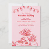 Krabbeltafel & Snoer Licht Volwassene Verjaardagsf Kaart (Voorkant)