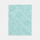 Krabbeltjes Teal Fleece Deken (Voorkant)