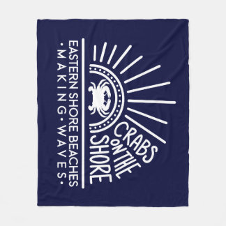 Krabben aan de kust - Volledige Logo-deken Fleece Deken