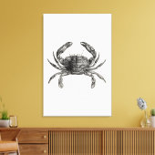  krabben Antiek krabben Persoonlijke Sjabloon Canvas Afdruk (Insitu (Woonkamer))