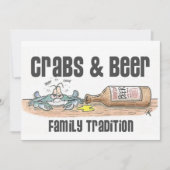 Krabben & Beer Family Tradition Kaart (Voorkant)