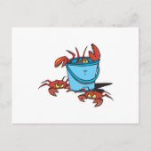 krabben briefkaart (Voorkant)