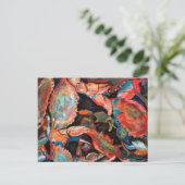 Krabben Briefkaart (Staand voorkant)