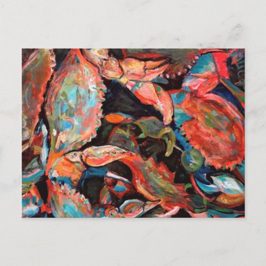 Krabben Briefkaart (Voorkant)