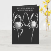 Krabben Dansen Op De Sabbat Dictionnaire Infernal Kaart (Gele Bloem)