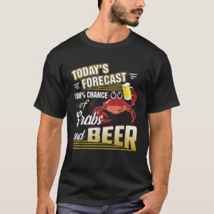 Krabben en bere Chesapeake Blue Crabbing Mannen Vr T-shirt