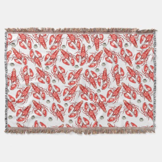 Krabben en kreeften. Zeevruchten. Deken (Voorkant)