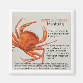 Krabben in een Bucket Mentality Magnet (Voorkant)