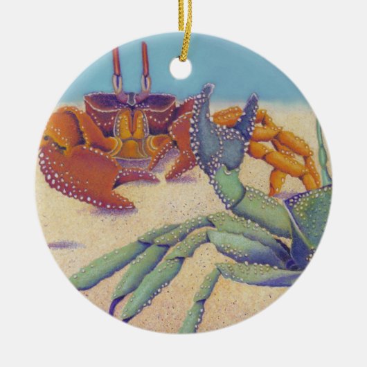 Krabben Keramisch Ornament (Voorkant)