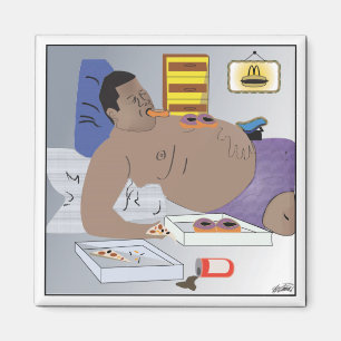 Krabben maken van je dik Kitchen Magnet