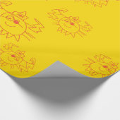 Krabben naïef Art Wrapping Papier (Hoek)