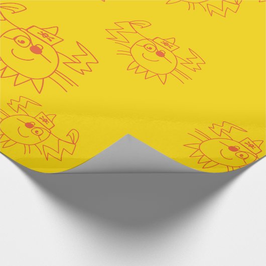 Krabben naïef Art Wrapping Papier (Hoek)