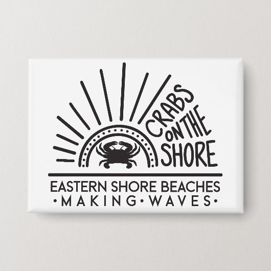 Krabben op de Kust - Button (Voorkant)