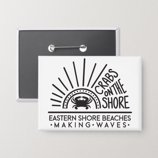 Krabben op de Kust - Button (Voorkant / Achterkant)