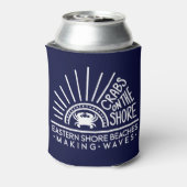 Krabben op de kust Coozie (Blikje Achterkant)