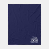 Krabben op de Shore Corner Logo Fleece Blanket (Voorkant)