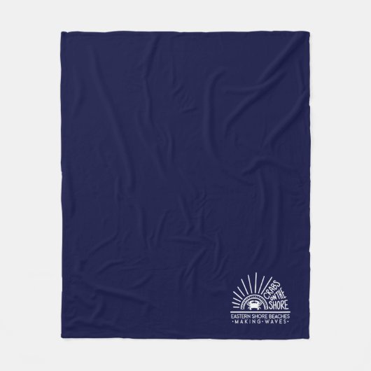 Krabben op de Shore Corner Logo Fleece Blanket (Voorkant)