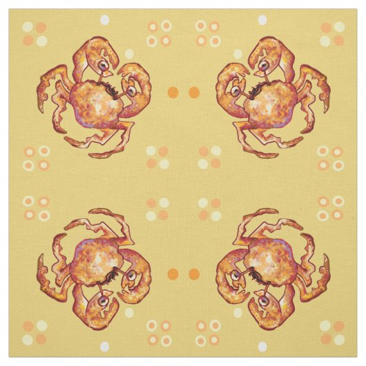 Krabben op het strand stof (Swatch)