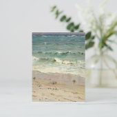 Krabben op het strand van D. Howard Hitchcock Briefkaart (Staand voorkant)