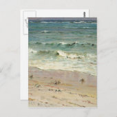 Krabben op het strand van D. Howard Hitchcock Briefkaart (Voorkant / Achterkant)