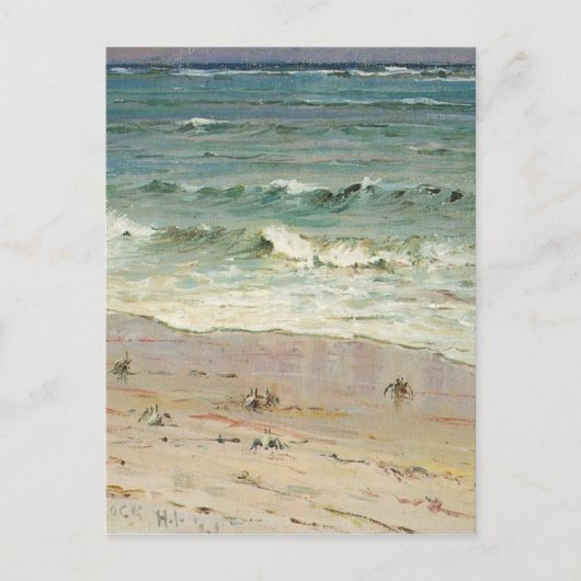 Krabben op het strand van D. Howard Hitchcock Briefkaart (Voorkant)