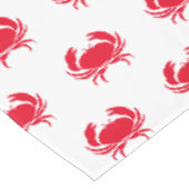 Krabben rood wit patroon moderne kust tafelkleed (Gekanteld)
