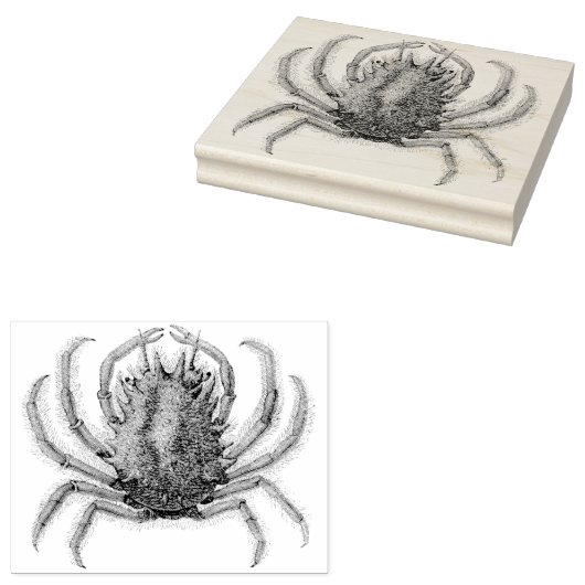  krabben Rubber Kunststempel Rubberstempel (Gestempeld)