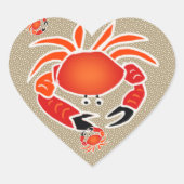 KRABBEN - stickers coördineren CHOWABUNGA lijn (Voorkant)