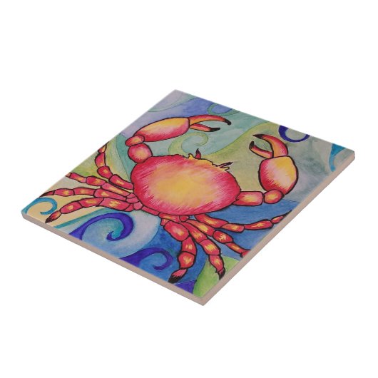 Krabben Tegel Tegeltje (Zijkant)