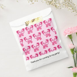 Krabben Verjaardagsfeest Roze Zee Wezen Bedankzakje