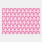 Krabben Verjaardagsfeest Roze Zee Wezen Inpakpapier Vel (Voorkant)