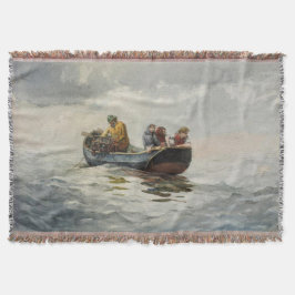 Krabben vissen Winslow Homer 1883 Deken