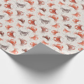 Krabben - Waterverf Patroon Cadeaupapier (Hoek)