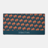 Krabben Zeezijde Patroon Bureaumat (Voorkant)