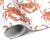 Krabben Zeezijde Patroon Inpakpapier (Rol Hoek)