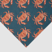Krabben Zeezijde Patroon Tissuepapier (Detail)