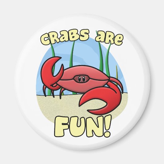 Krabben zijn Fun Magnet (Voorkant)