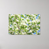 Krabbenappelbloesem Canvas Afdruk (Voorkant)