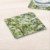 Krabbenappelbloesem Kartonnen Onderzetters (Schuin)